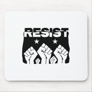 Pride Resist Revolution Fist Political Resistance Mouse Pad