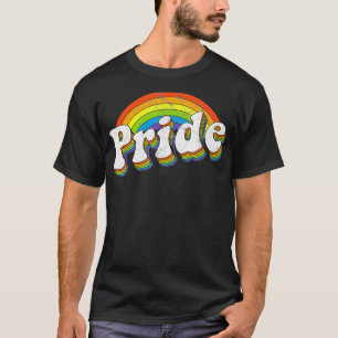 Pride Retro LGBTQ 70s Gay Pride Flag LGBT T-Shirt