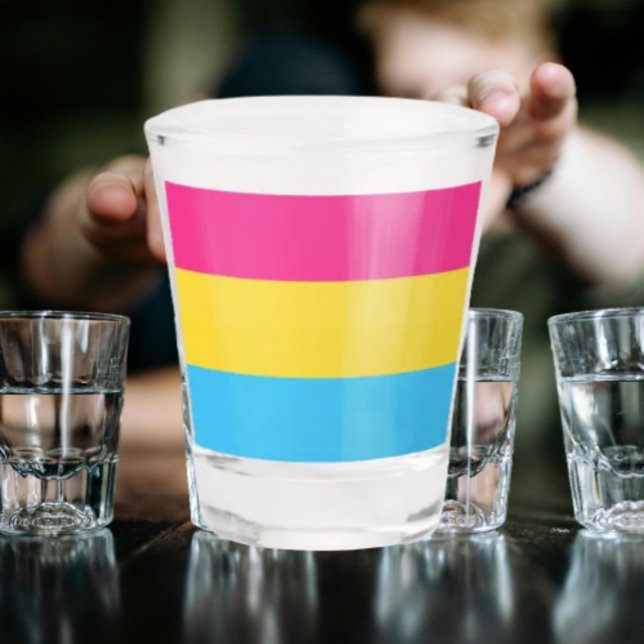 Pride Shot of Pansexuality Glass (Creator Uploaded)