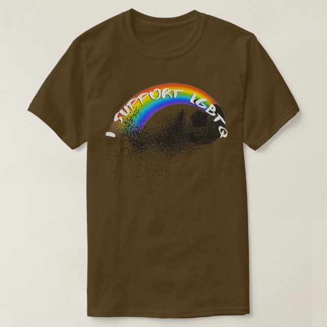 Pride Soccer - I Support LGBTQ  Copy  T-Shirt (Design Front)