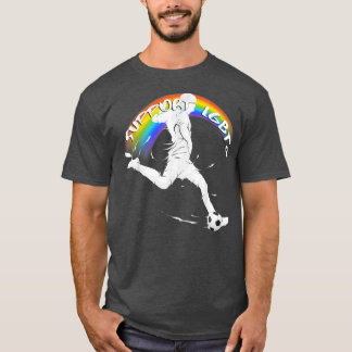 Pride Soccer - I Support LGBTQ T-Shirt