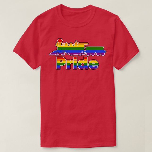 Pride Steam Train T-Shirt (Design Front)