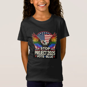 Pride - Stop 2025 - Vote Blue T-Shirt