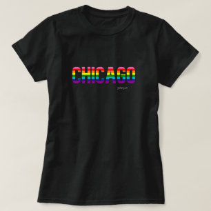 Pride T-shirt   Rainbow Flag Chicago
