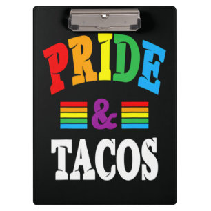 Pride Tacos Lgbt Clipboard