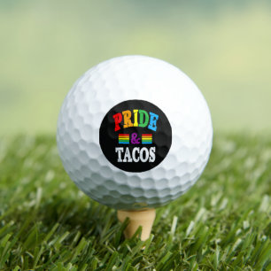 Pride Tacos Lgbt Lgbtq Gay Golf Balls