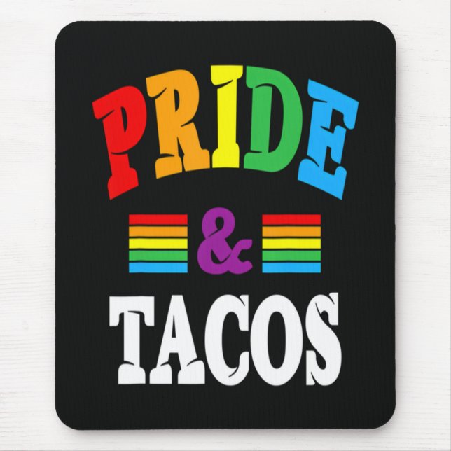 Pride Tacos Lgbt Mouse Pad (Front)