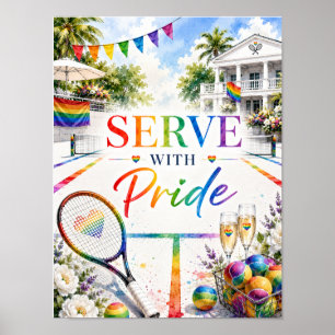 Pride Tennis Poster
