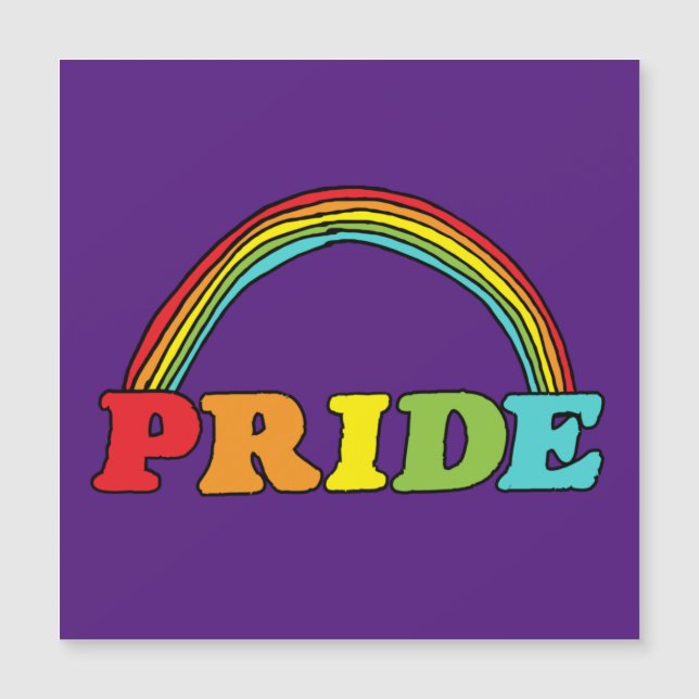 Pride Text and Rainbow (Front)