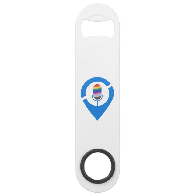 Pride this Way Icon Bottle Opener (Front)