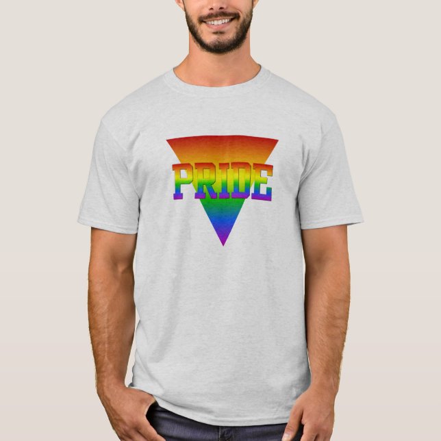 Pride Triangle shirt - choose style & colour (Front)