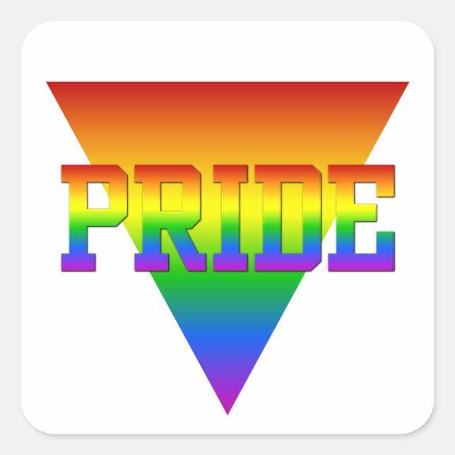 Pride Triangle stickers (Front)