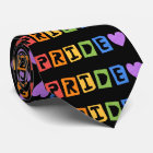 Pride Typography Neck Tie