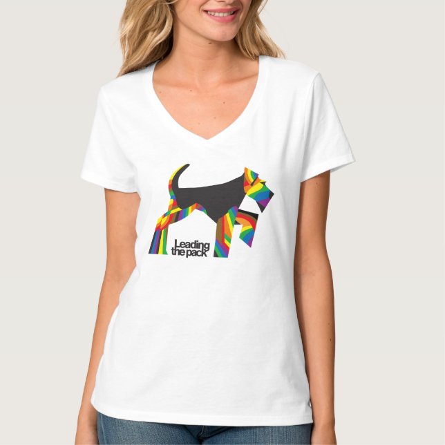 PRIDE V-Neck Tee (Front)