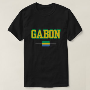 Pride Vibrant Gabon Flag T-Shirt 