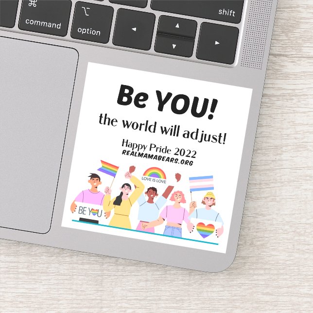 Pride Vinyl Sticker (Detail)