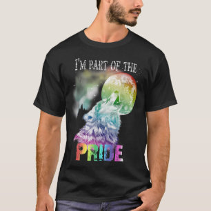 Pride Wolf T-Shirt LGBT Gay Lesbian