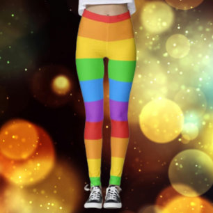 PrideFlex: Rainbow Flag Leggings