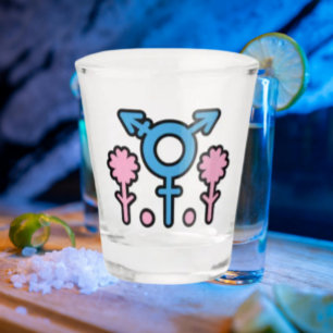 Prideful Blossoms Shot Glass