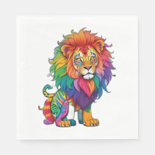 Prideful Pals The Rainbow Roamer Sticker Sticker Napkin