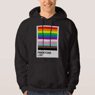 Pridetone Colours Gay Love LGBTQ+ Cute Aesthetic Hoodie