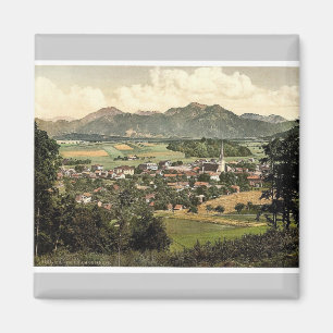 Prien on Chiemsee, Upper Bavaria, Germany rare Pho Magnet