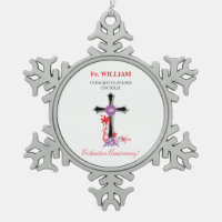 Priest 30th Ordination Anniversary Black Cross