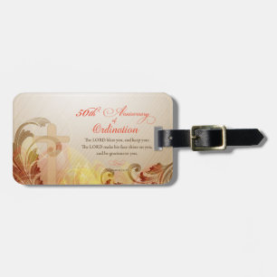 Priest, 50th Anniversary of Ordination Blessing Luggage Tag
