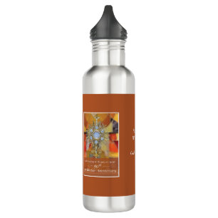 Priest 50th Ordination Anniversary Monstrance Host 710 Ml Water Bottle