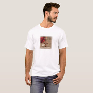 Priest 55th Ordination Anniversary Rose and Rosary T-Shirt