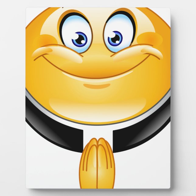 priest emoji plaque (Front)