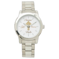Priest Golden Jubilee 50th Personalised Watch