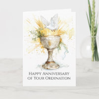 Priest Ordination Anniversary Blessings Chalice 