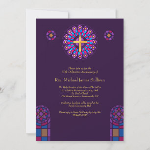 Priest Ordination Anniversary Invitation