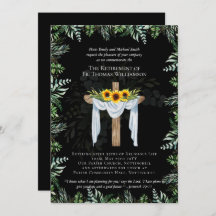 Priest Pastor Deacon Minister Retirement Invites