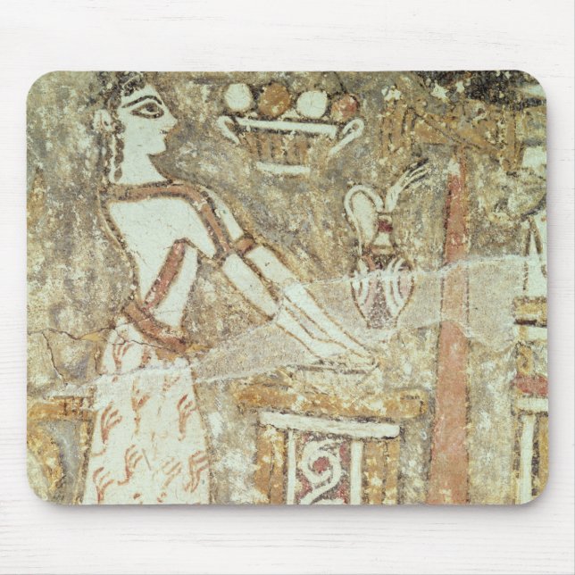 Priestess at an altar, detail from a mouse pad (Front)