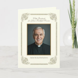 Priesthood Photo Prayer Scripture Religious Card