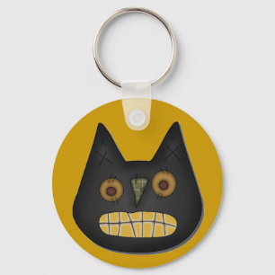 Prim Black Cat Tshirts and Gifts Key Ring