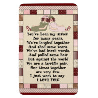 Prim Sisters magnetic magnet