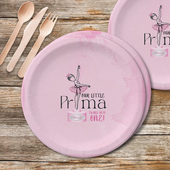 Prima Ballerina Birthday Plate (Creator Uploaded)