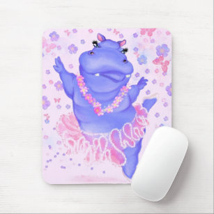 Prima Ballerina Hippo - Add Your Picture / Text Mouse Pad