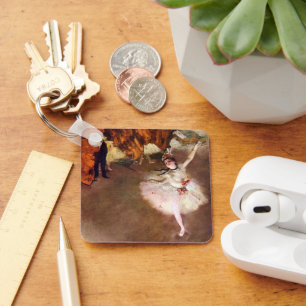 Prima Ballerina, Rosita Mauri by Edgar Degas Key Ring