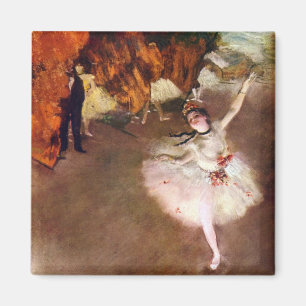 Prima Ballerina, Rosita Mauri by Edgar Degas Magnet