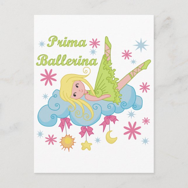 Prima Ballerina Tshirts and Gifts Postcard (Front)