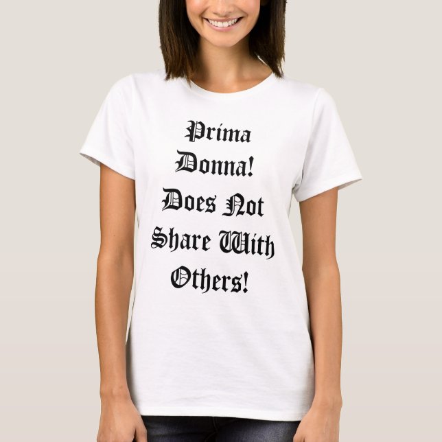 Prima Donna Women's T-shirt (Front)