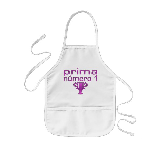 Prima Número 1 Kids Apron (Front)