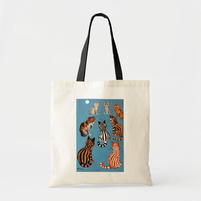 Primadonna of The Night, Louis Wain Tote Bag (Front)