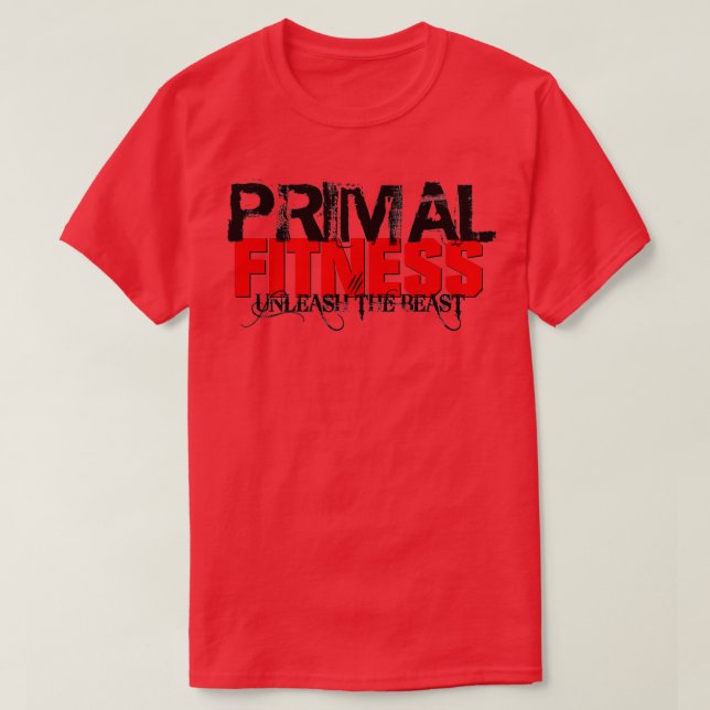 Primal Fitness  T-Shirt (Design Front)