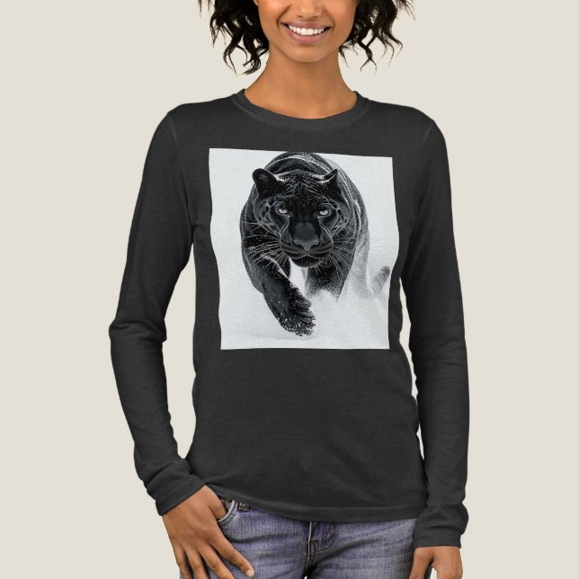 Primal Power 002 – Black Panther Tri-Blend Shirt (Front)