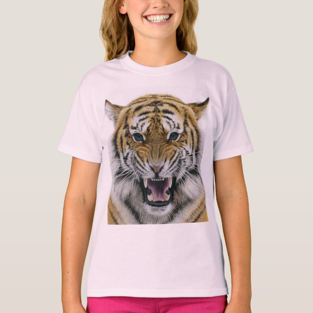 Primal Power 004 – Tiger T-Shirt (Front)